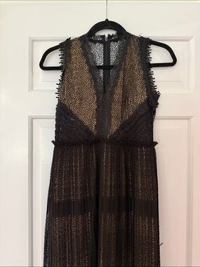 Alexis Black Lace Midi Dress